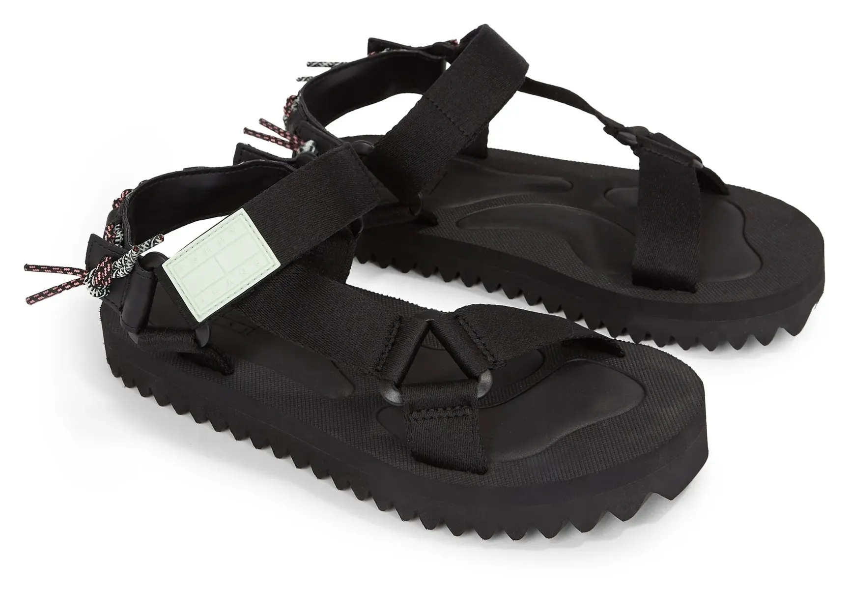 Трекинговые сандалии Tommy Jeans "TJW EVA SANDAL", уличная обувь, летняя обувь, сандалии для отдыха с декоративной шнуровкой, черный
Трекинговые сандалии Tommy Jeans "TJW EVA SANDAL", уличная обувь, летняя обувь, сандалии для отдыха с декоративной шнуровкой, черный