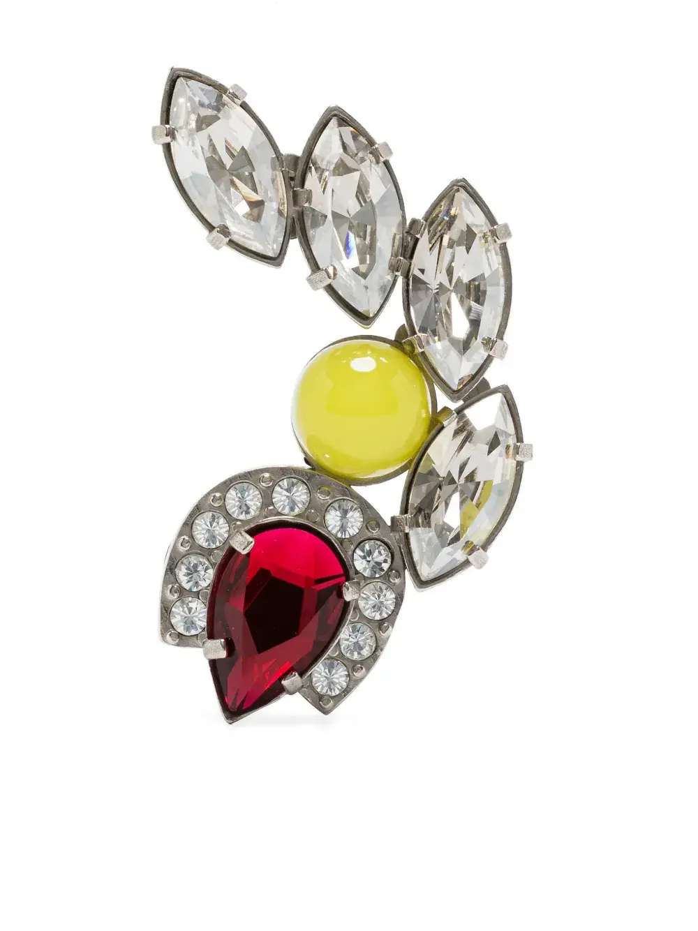 Серьга-кафф с кристаллами MAISON MARGIELA, серебяный
Серьга-кафф с кристаллами MAISON MARGIELA, серебяный