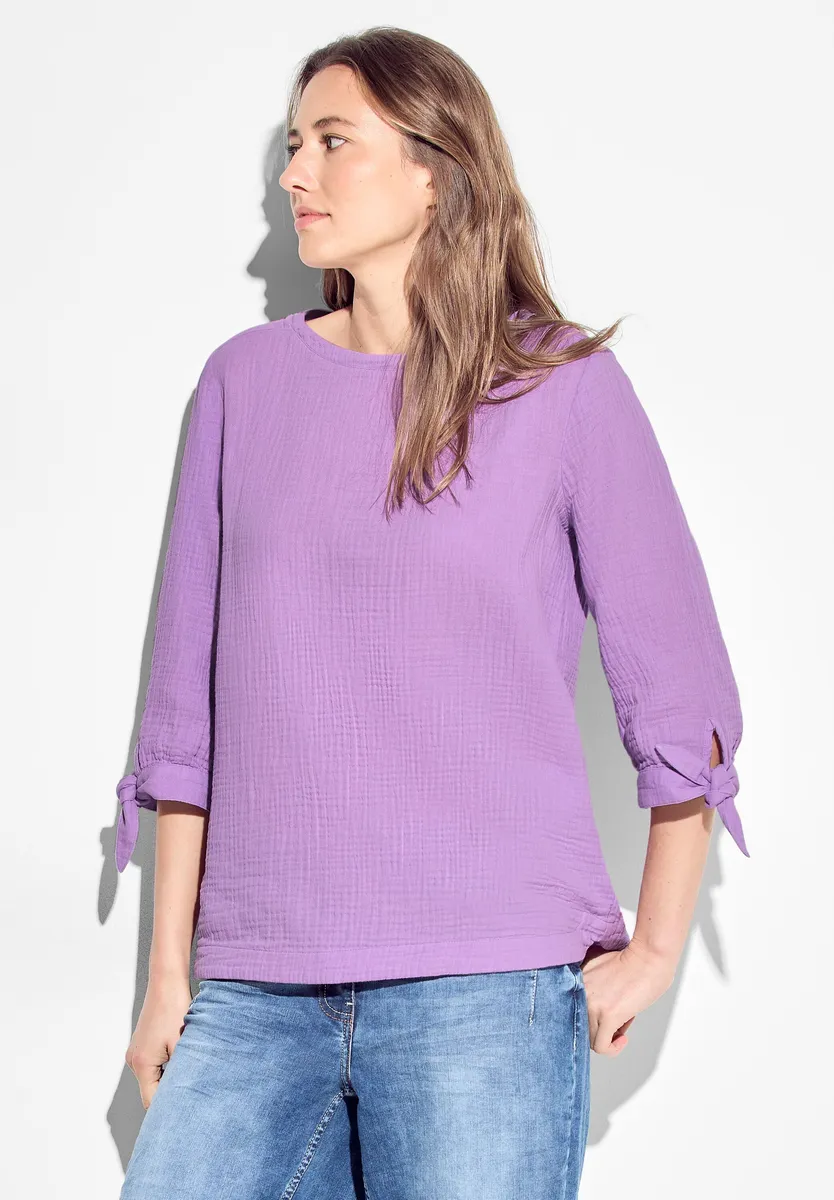 Блузка Cecil с длинными рукавами и декоративной завязкой на рукавах, цвет Sporty Lilac
Блузка Cecil с длинными рукавами и декоративной завязкой на рукавах, цвет Sporty Lilac