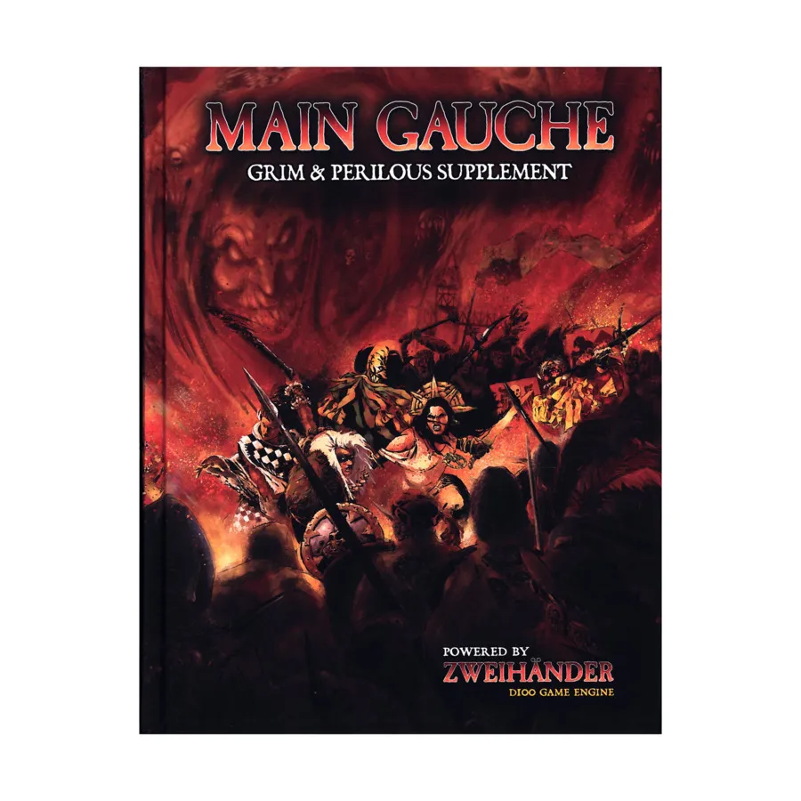 Main Gauche - Grim & Perilous Supplement, Zweihander - Grim and Perilous RPG, твердый переплет
Main Gauche - Grim & Perilous Supplement, Zweihander - Grim and Perilous RPG, твердый переплет