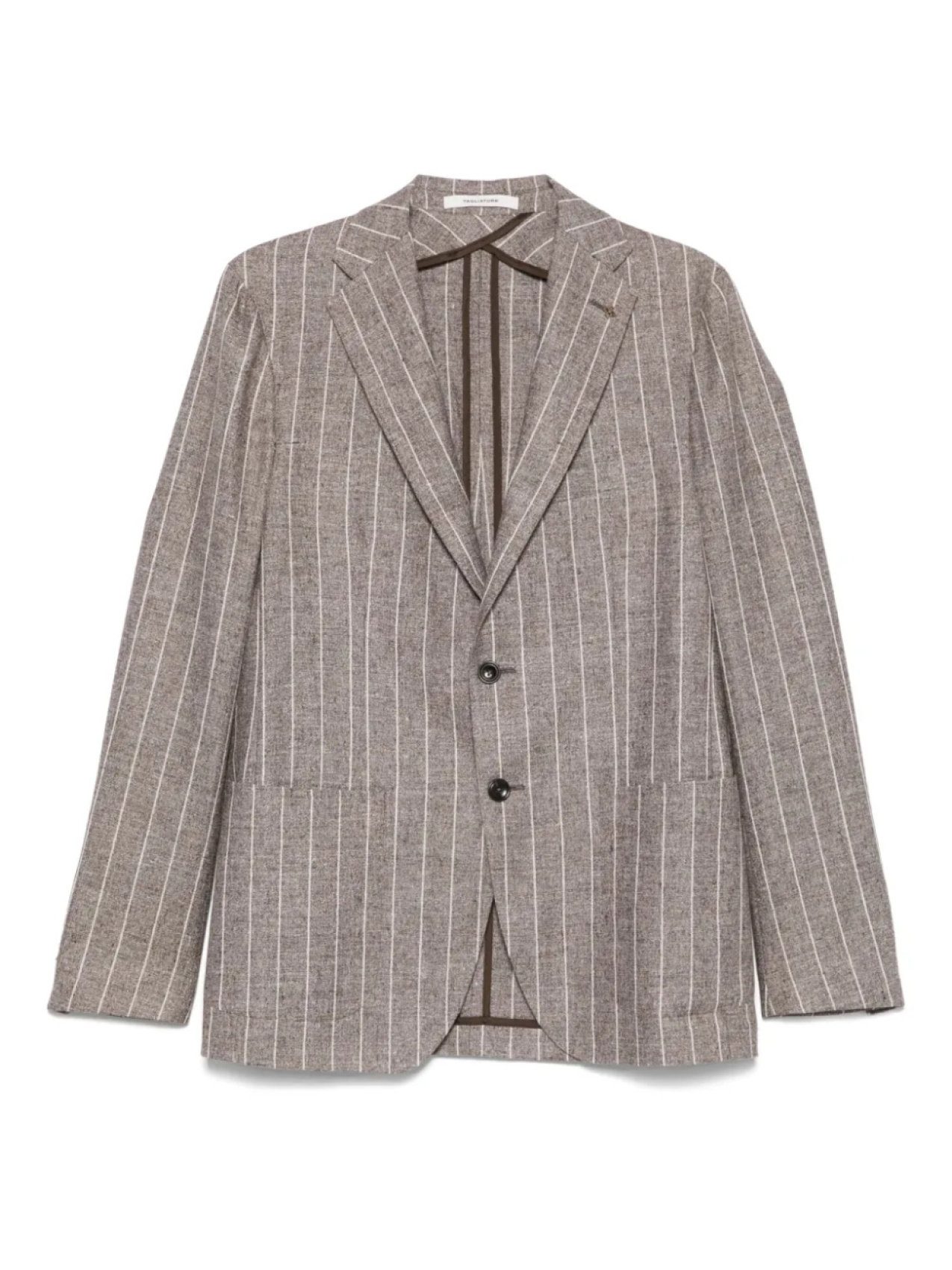 Пиджак в тонкую полоску Tagliatore, коричневый
Пиджак в тонкую полоску Tagliatore, коричневый