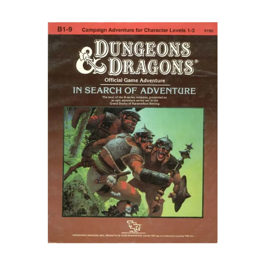 Модуль In Search of Adventure, Basic Dungeons & Dragons (Original Edition) - Modules & Adventures - B Series
Модуль In Search of Adventure, Basic Dungeons & Dragons (Original Edition) - Modules & Adventures - B Series