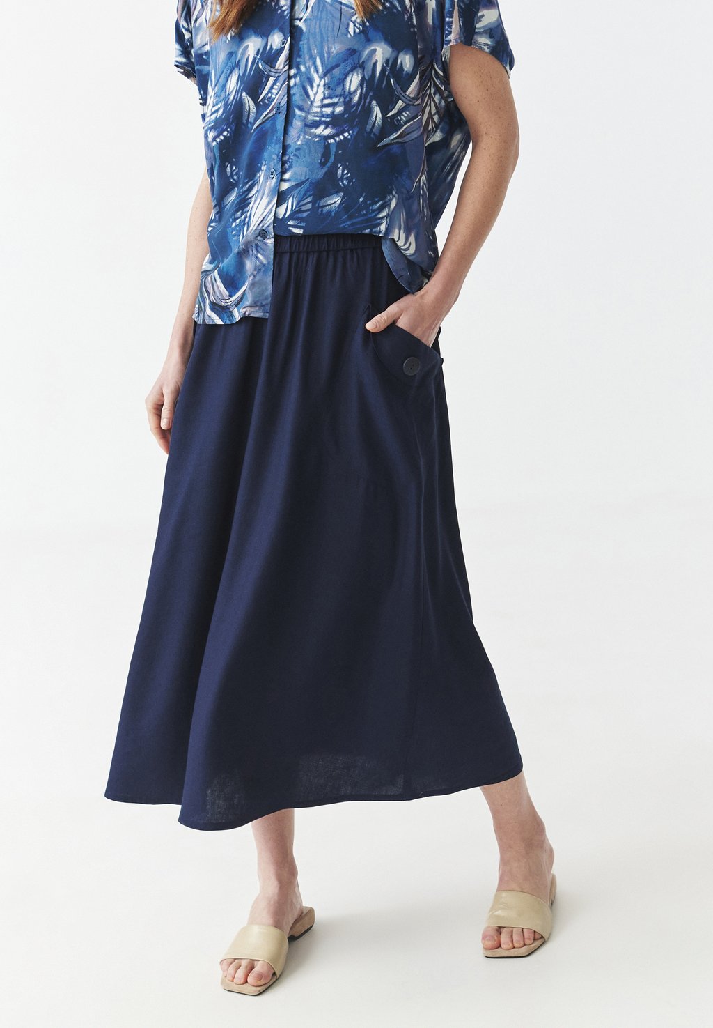 Юбка А-силуэта TATUUM, темно-синий
Юбка А-силуэта TATUUM, темно-синий