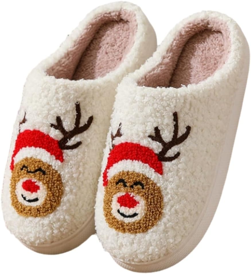 Домашние тапочки ZSKunity с рождественским оленем, уютные плюшевые тапочки для пары с нескользящей подошвой, милый узор с оленем, теплые зимние тапочки для женщин и мужчин (разные размеры) Generic, Christmas Deer
Домашние тапочки ZSKunity с рождественским оленем, уютные плюшевые тапочки для пары с нескользящей подошвой, милый узор с оленем, теплые зимние тапочки для женщин и мужчин (разные размеры) Generic, Christmas Deer