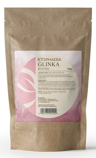 Босфаера, розовая глина, 100 г, Bosphaera 
Босфаера, розовая глина, 100 г, Bosphaera