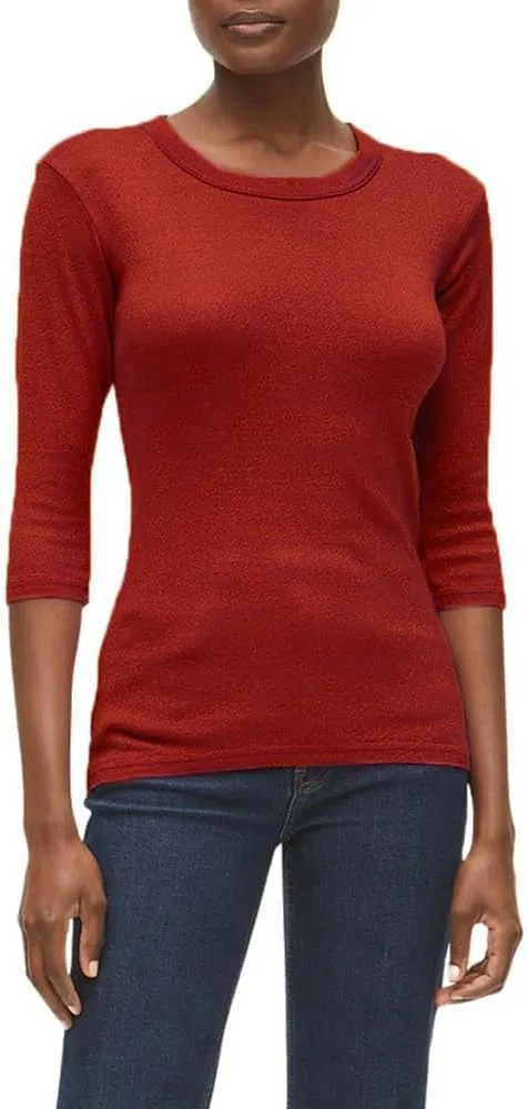 Michael Stars Женская Фиттед Бейсик 3/4 Рукав Кру Нек Dora Shine Футболка
Michael Stars Женская Фиттед Бейсик 3/4 Рукав Кру Нек Dora Shine Футболка