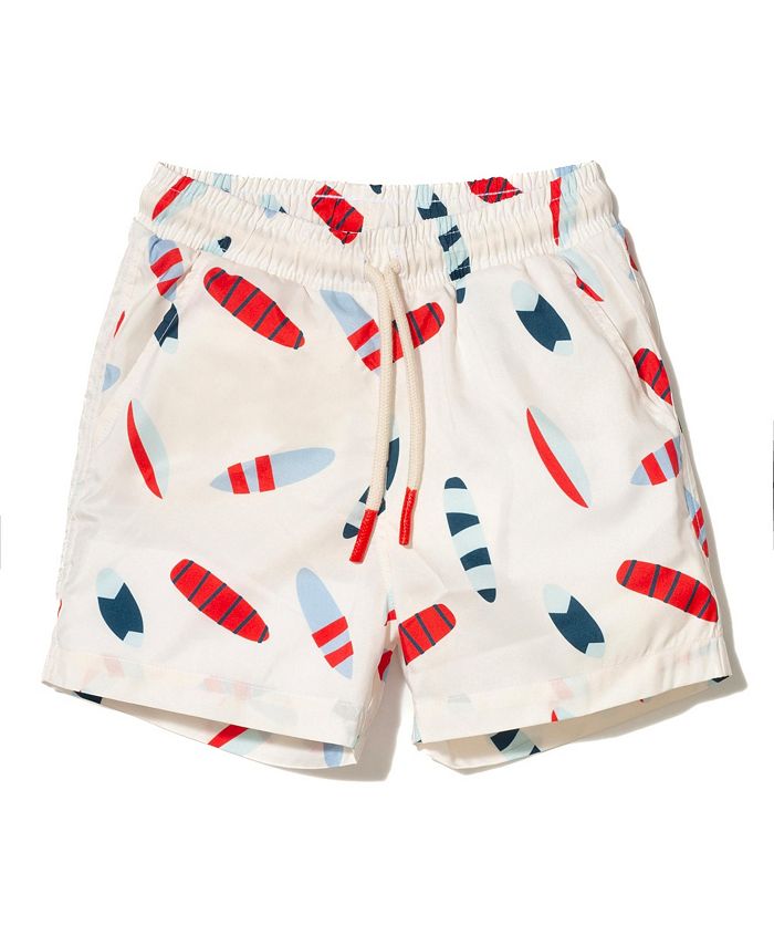 Детские плавки с UPF 50+ из переработанных рыболовных сетей Surfboards – для малышей и детей постарше Mon Coeur, белый
Детские плавки с UPF 50+ из переработанных рыболовных сетей Surfboards – для малышей и детей постарше Mon Coeur, белый