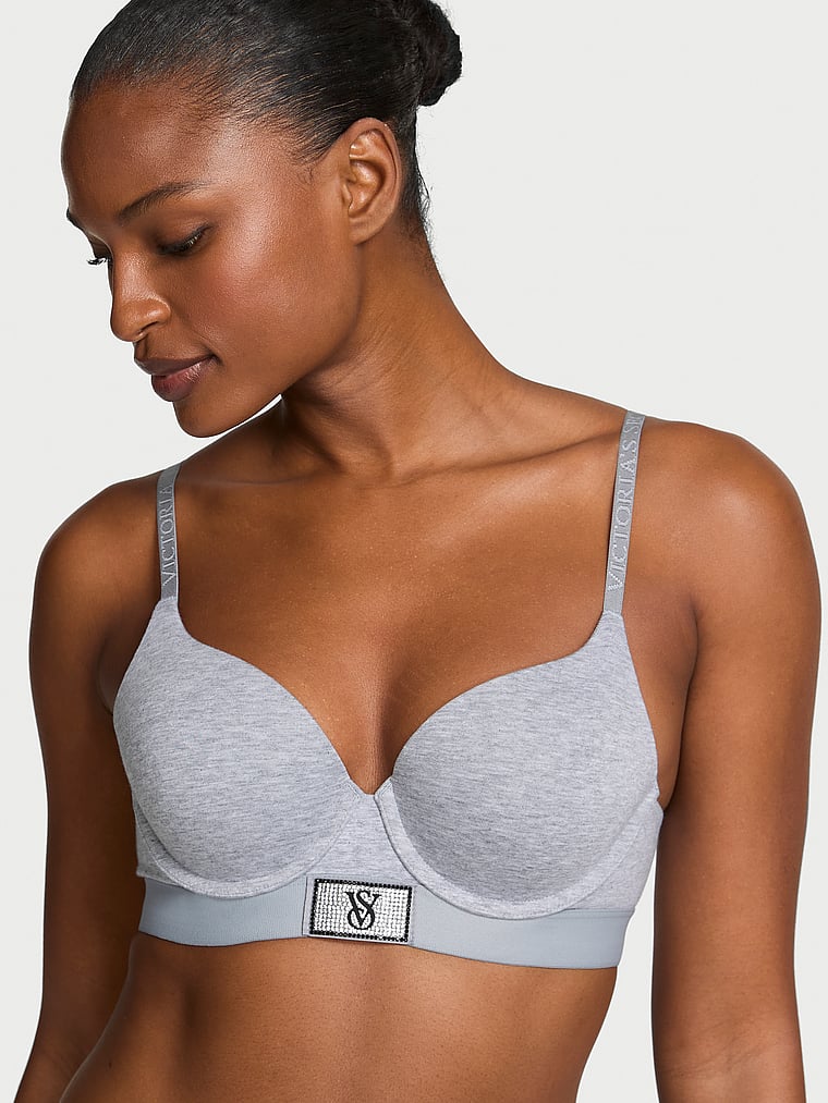 Бюстгальтер с эффектом сияния и пуш-апом Perfect Shape The T-Shirt, shine patch medium heather grey
Бюстгальтер с эффектом сияния и пуш-апом Perfect Shape The T-Shirt, shine patch medium heather grey