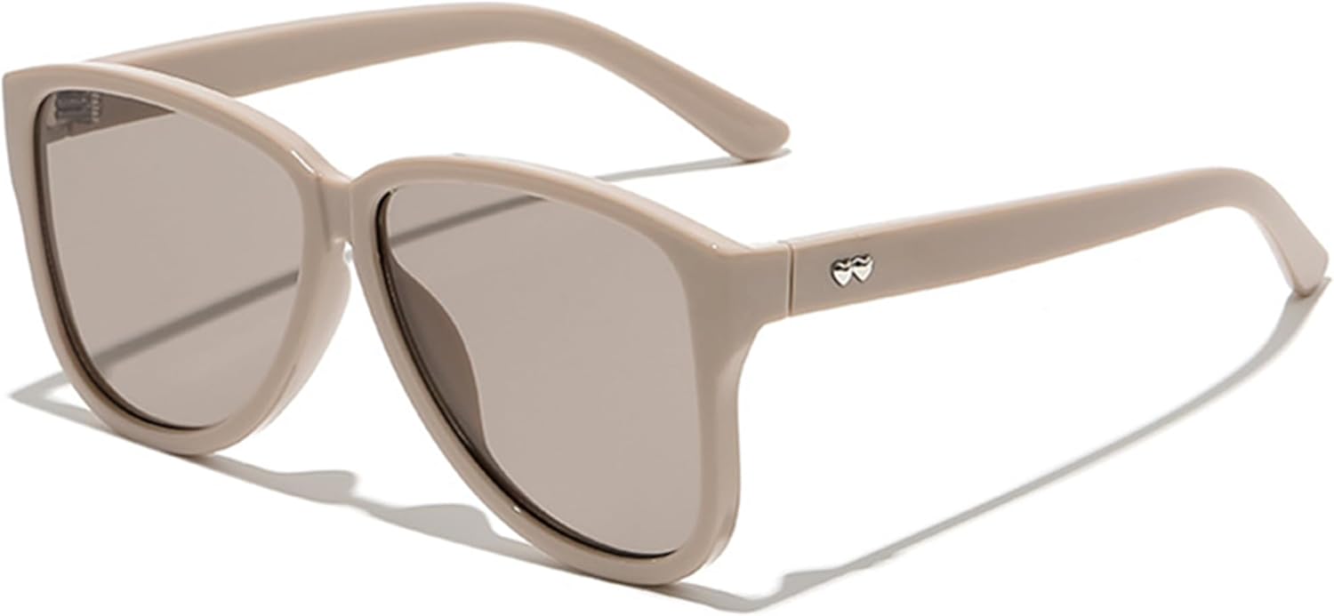 bullabulling Модные солнцезащитные очки-пилот большого размера для женщин и мужчин, квадратные солнцезащитные очки в винтажном стиле 70-х годов с пластиковой оправой, защита от УФ-излучения UV400, Beige
bullabulling Модные солнцезащитные очки-пилот большого размера для женщин и мужчин, квадратные солнцезащитные очки в винтажном стиле 70-х годов с пластиковой оправой, защита от УФ-излучения UV400, Beige