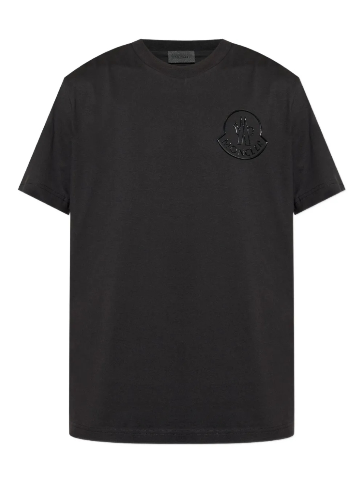 Футболка из хлопка с тисненым логотипом Moncler, черный
Футболка из хлопка с тисненым логотипом Moncler, черный