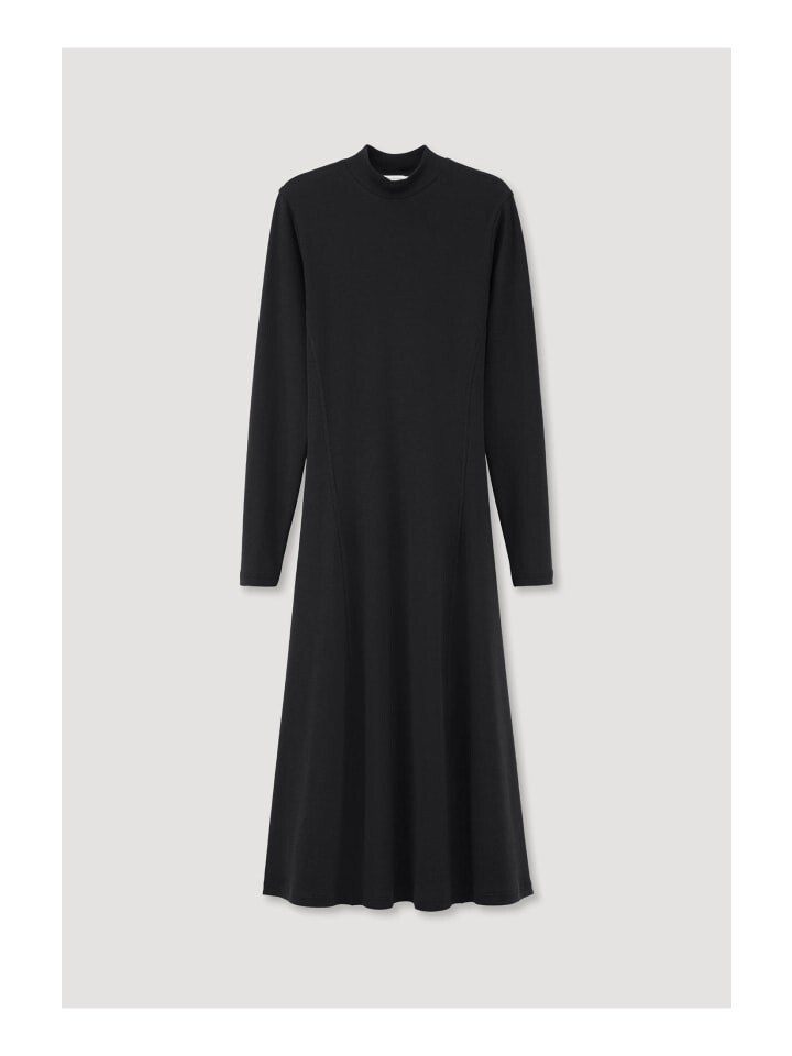 Длинное платье Hessnatur Rib Jersey Midi Slim aus Bio Baumwolle, черный 
Длинное платье Hessnatur Rib Jersey Midi Slim aus Bio Baumwolle, черный