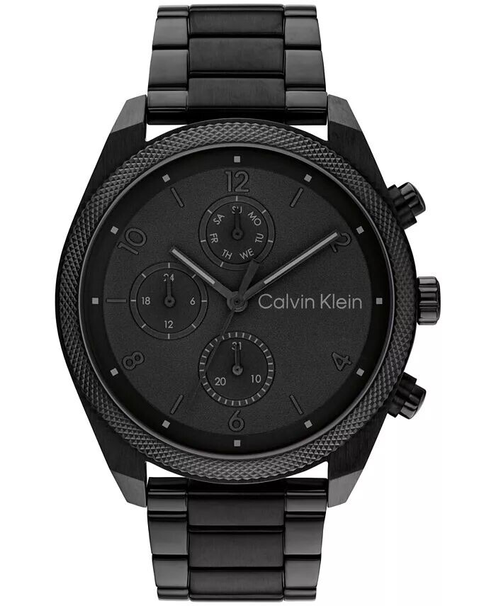 Мужские многофункциональные черные часы-браслет из нержавеющей стали 44 мм Calvin Klein
Мужские многофункциональные черные часы-браслет из нержавеющей стали 44 мм Calvin Klein