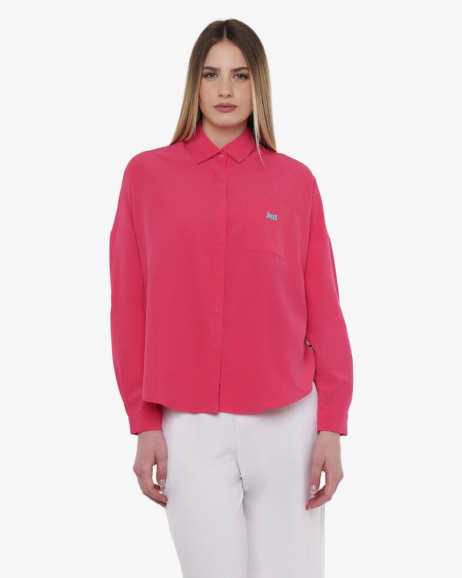 JAKED Женская синтетическая фитнес-футболка малинового цвета
JAKED Женская синтетическая фитнес-футболка малинового цвета