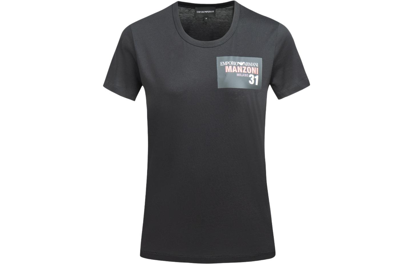 EMPORIO ARMANI Футболка женская черная
EMPORIO ARMANI Футболка женская черная