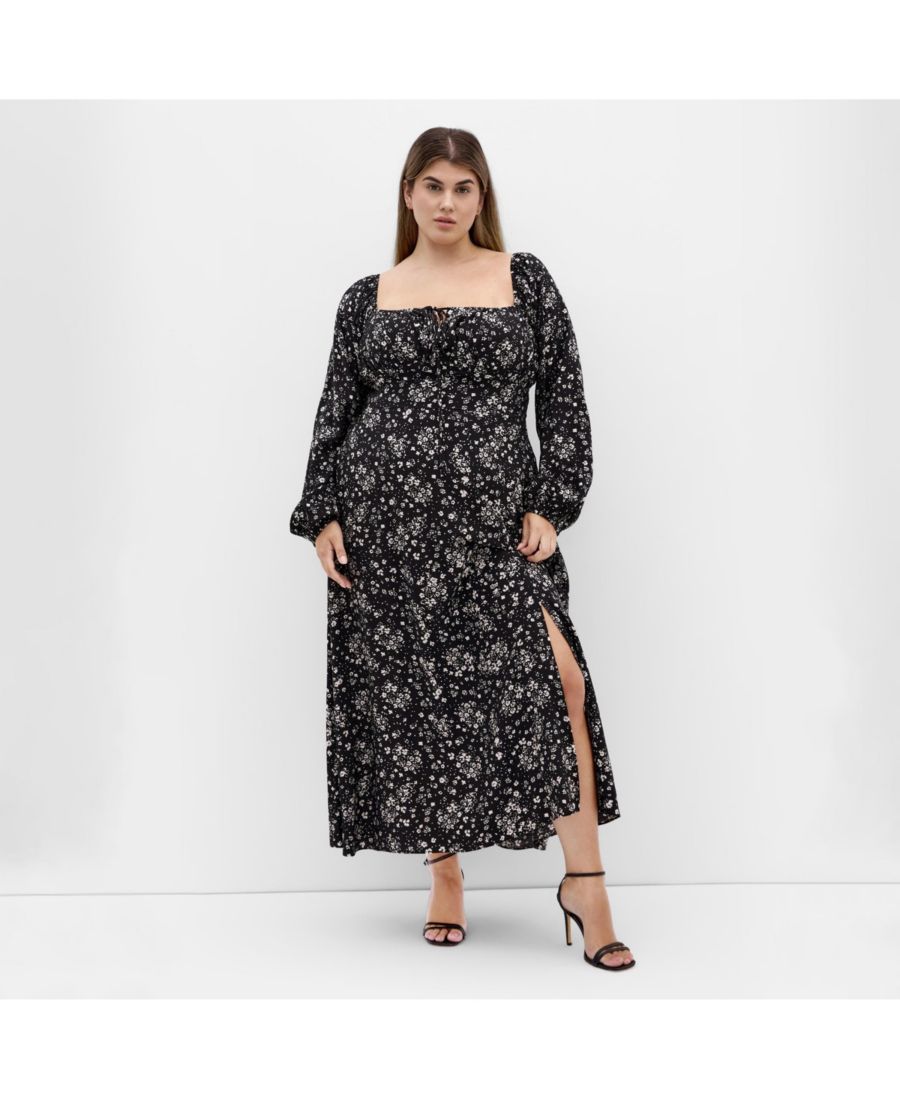 Платье-макси с длинными рукавами и принтом "Эббигейл" больших размеров CITY CHIC, Blk ditsy
Платье-макси с длинными рукавами и принтом "Эббигейл" больших размеров CITY CHIC, Blk ditsy