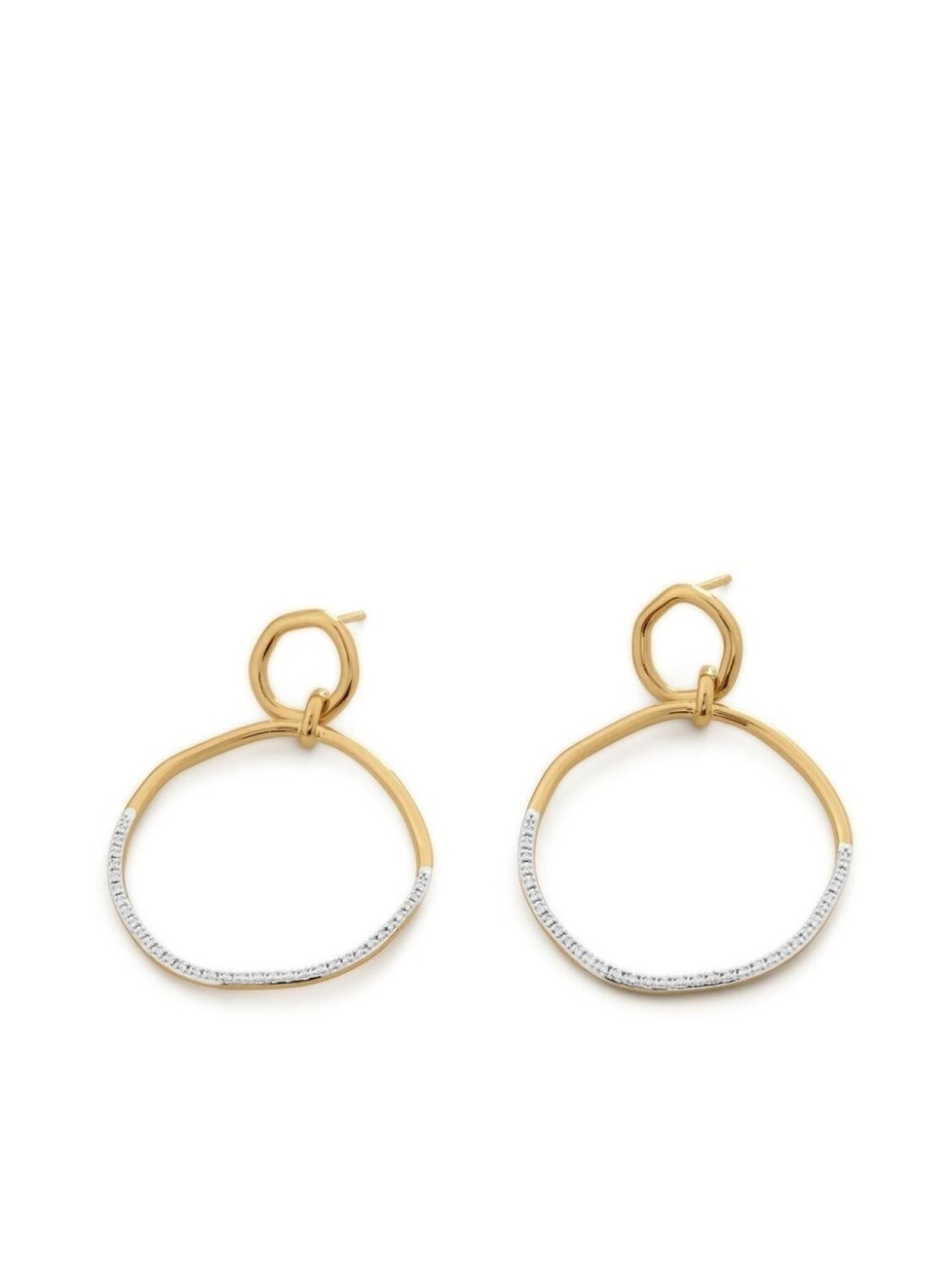 Серьги Riva с бриллиантами Monica Vinader, золотой
Серьги Riva с бриллиантами Monica Vinader, золотой