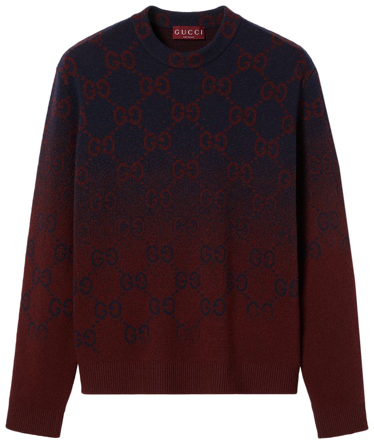 Свитер Gucci Degrade Wool Jacquard Sweater 'Ink/Bordeaux', черный
Свитер Gucci Degrade Wool Jacquard Sweater 'Ink/Bordeaux', черный