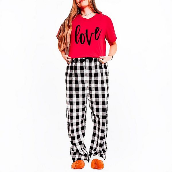 Пижамный комплект Love Cursive в клетку Simply Sage Market
Пижамный комплект Love Cursive в клетку Simply Sage Market