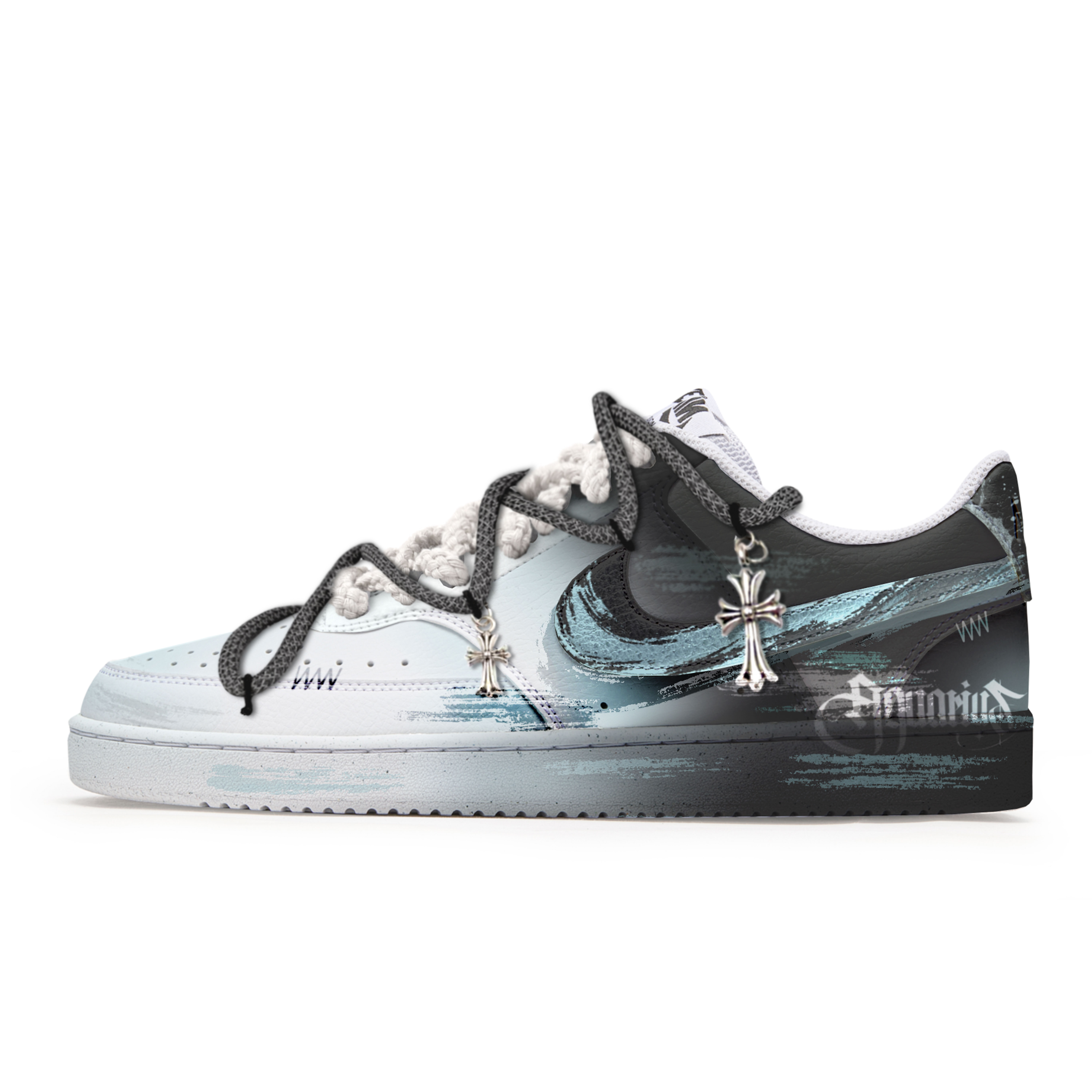 Nike Низкие, износостойкие, противоскользящие кроссовки для скейтборда Court Vision, мужские, сине-черные
Nike Низкие, износостойкие, противоскользящие кроссовки для скейтборда Court Vision, мужские, сине-черные