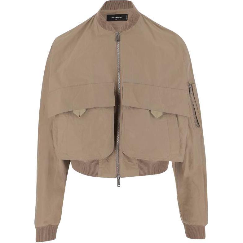 DSQUARED 2 Куртка-бомбер с принтом логотипа, Beige
DSQUARED 2 Куртка-бомбер с принтом логотипа, Beige