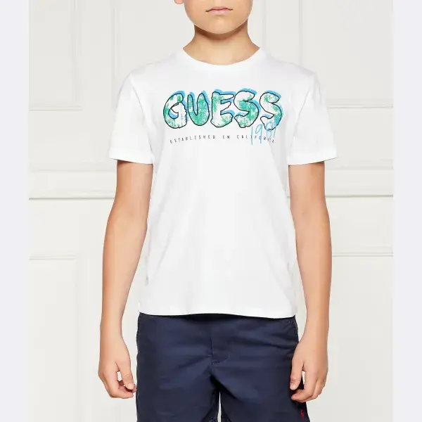 Футболка стандартного кроя Guess, белый
Футболка стандартного кроя Guess, белый