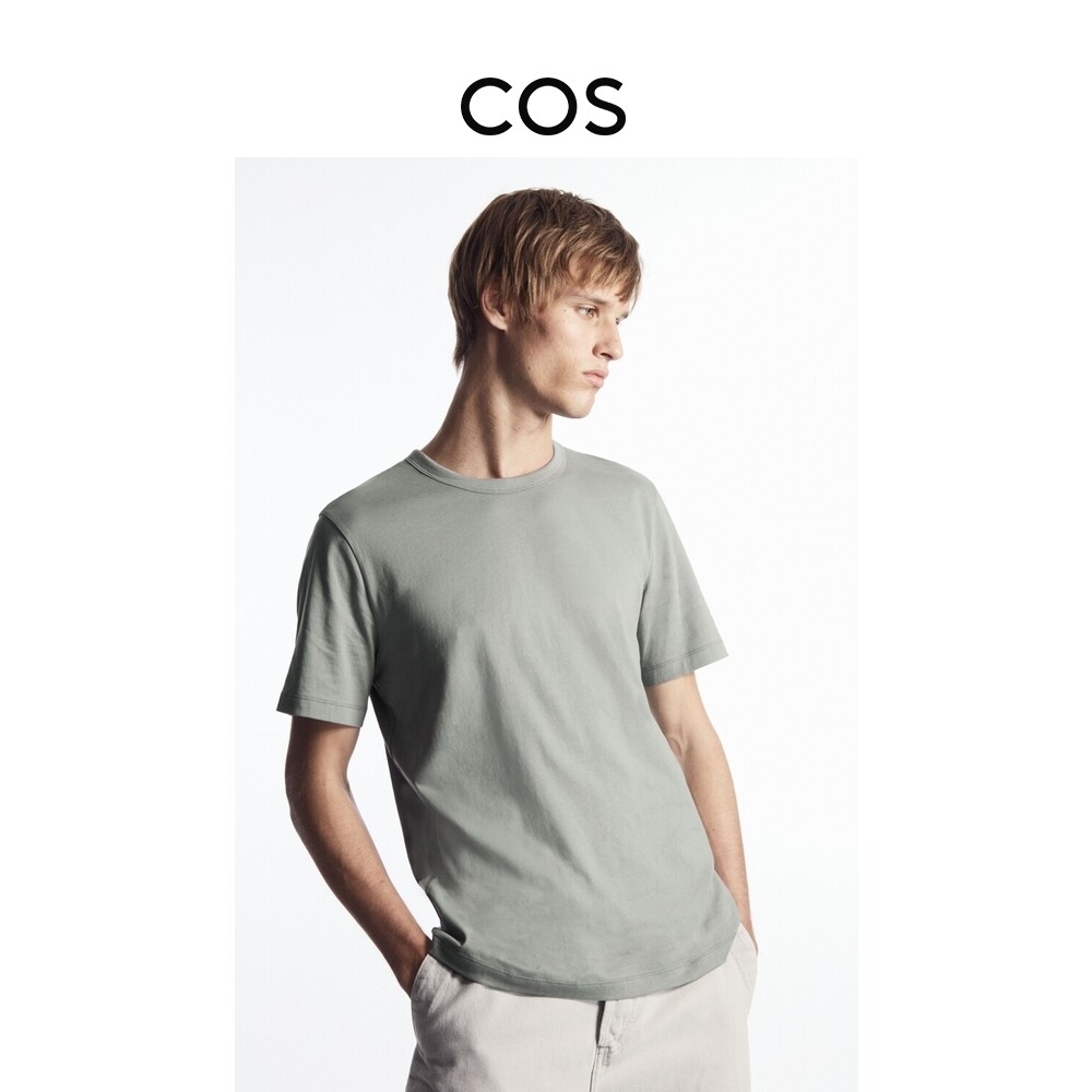 Футболка мужская Cos с круглым вырезом, зеленый
Футболка мужская Cos с круглым вырезом, зеленый
