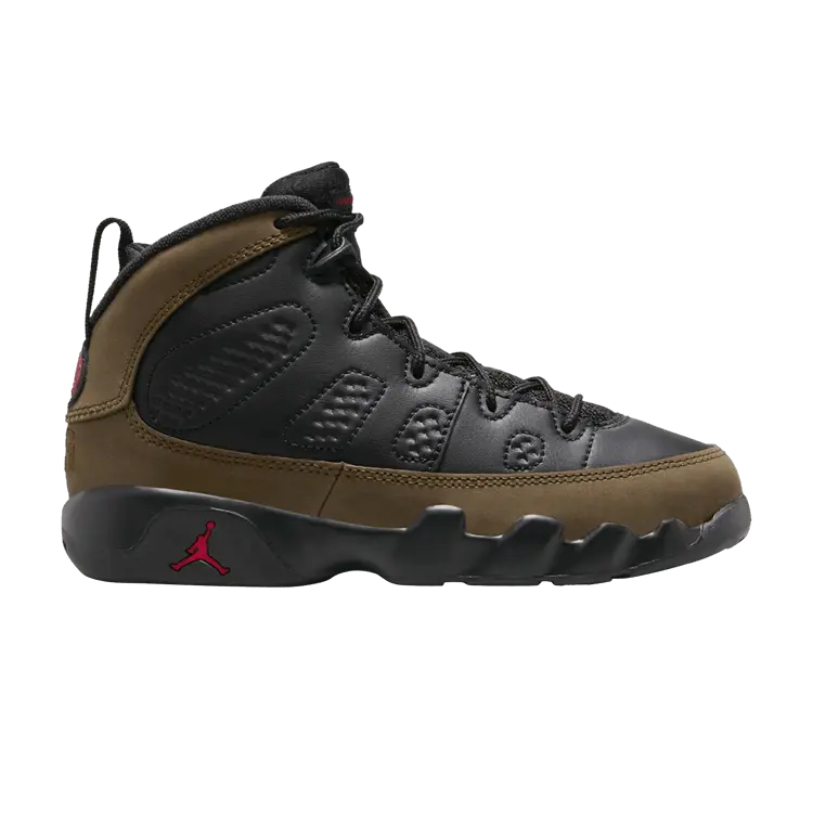 Кроссовки Air Jordan 9 Retro PS Olive2024, черный
Кроссовки Air Jordan 9 Retro PS Olive2024, черный
