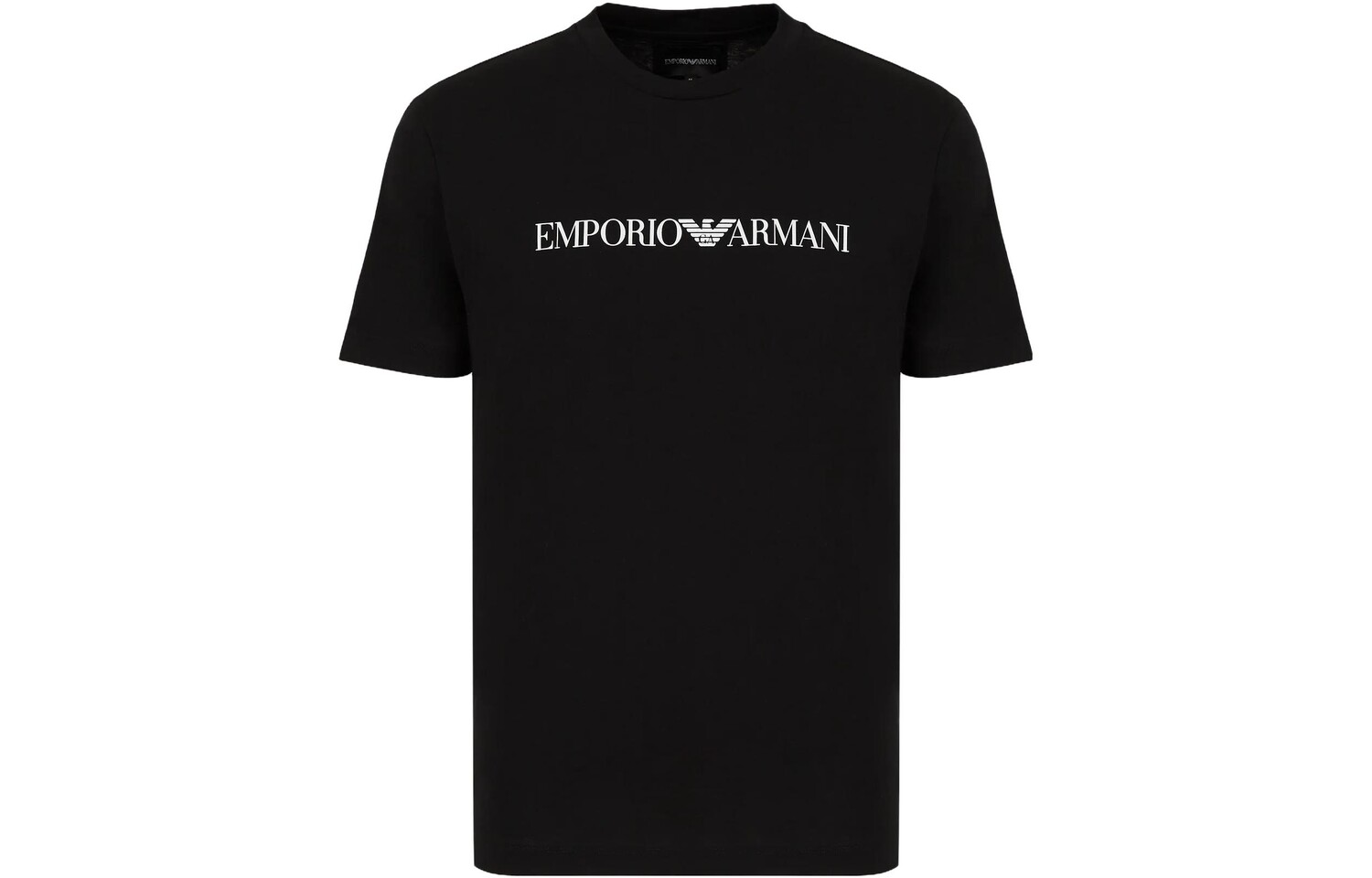 Футболка мужская черная Emporio Armani, черный 
Футболка мужская черная Emporio Armani, черный