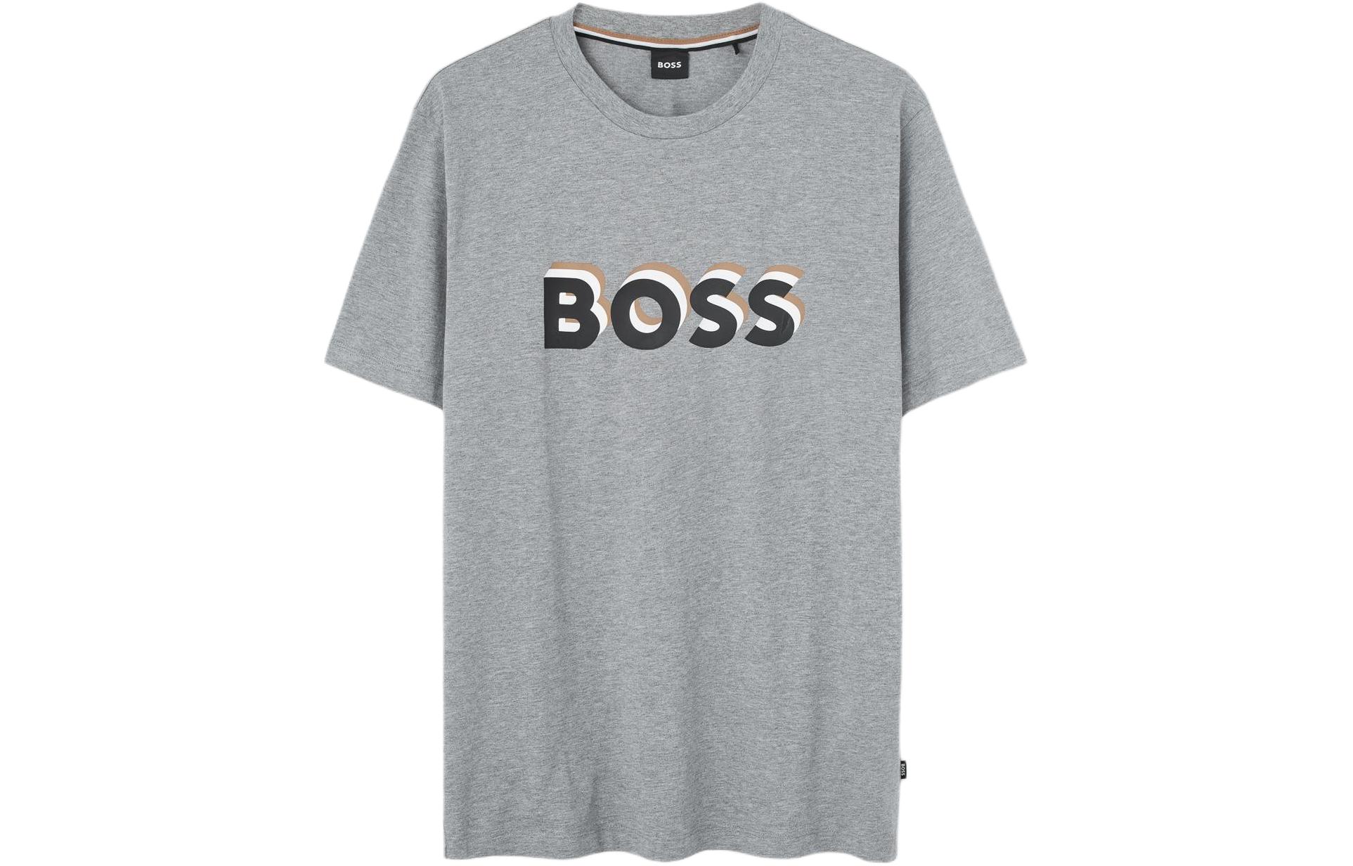 Футболка Cotton с логотипом Boss HUGO BOSS, серый
Футболка Cotton с логотипом Boss HUGO BOSS, серый