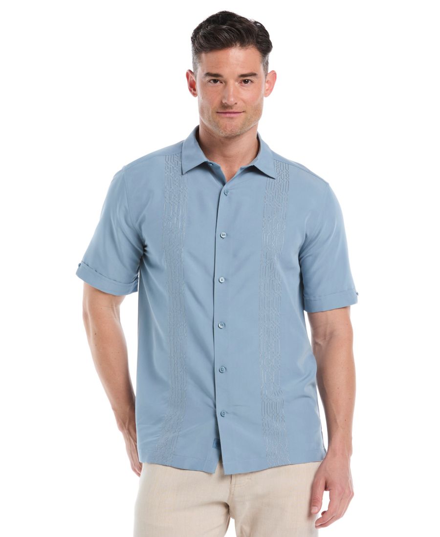 Мужская рубашка больших размеров с геометрическим узором и панелями из пряжи, с пуговицами Cubavera, Windward Blue
Мужская рубашка больших размеров с геометрическим узором и панелями из пряжи, с пуговицами Cubavera, Windward Blue