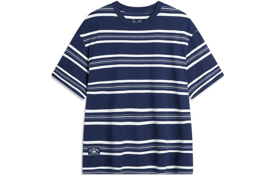 Футболка унисекс тёмного корабельно-синего цвета LiNing Sports Life Collection
Футболка унисекс тёмного корабельно-синего цвета LiNing Sports Life Collection