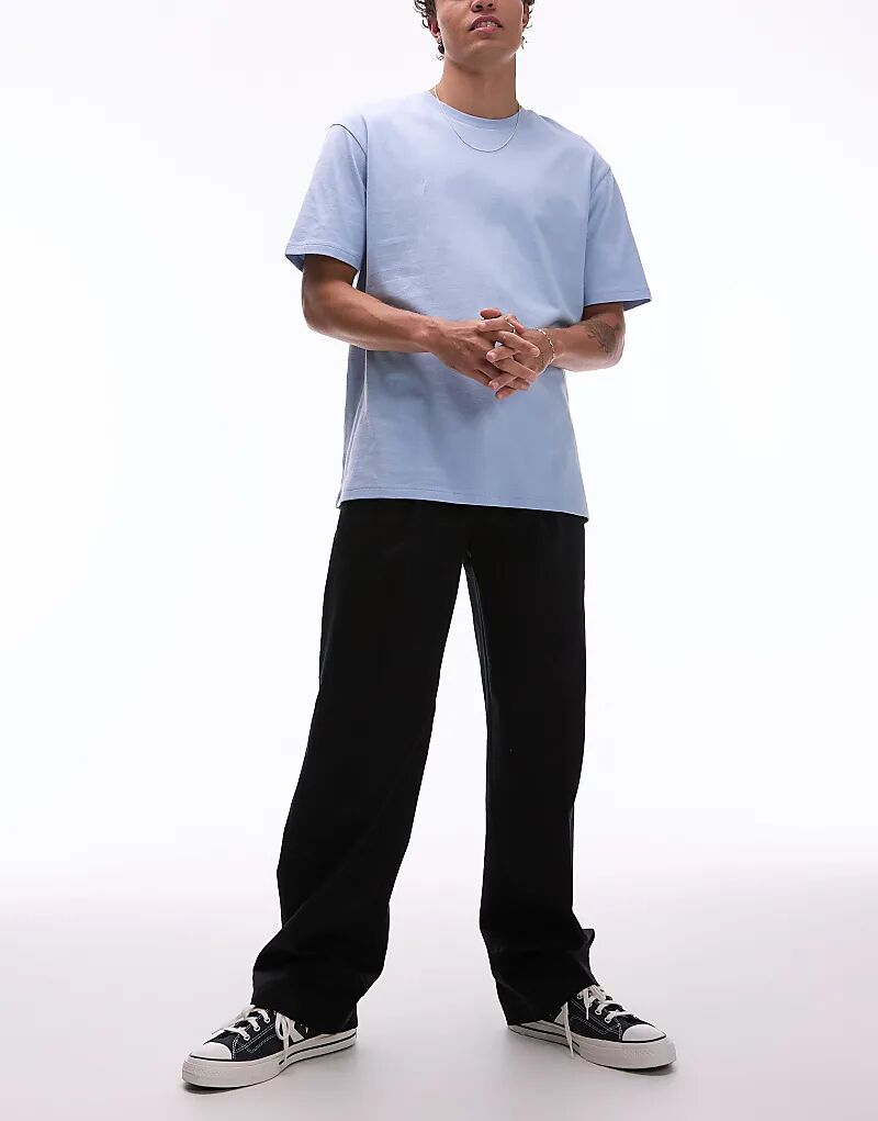 Широкие рабочие брюки Unionville со складками черного цвета
Широкие рабочие брюки Unionville со складками черного цвета