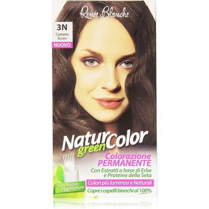Перманентная краска для волос Natural Color Green 3N Темно-коричневый, Renee' Blanche S.R.L
Перманентная краска для волос Natural Color Green 3N Темно-коричневый, Renee' Blanche S.R.L