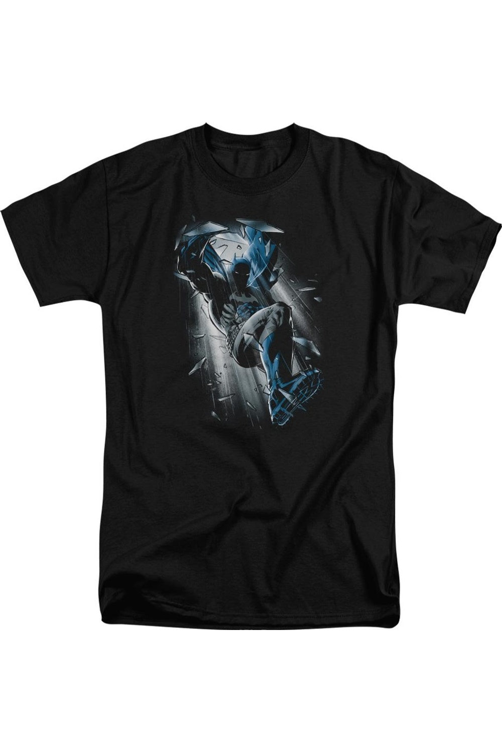 Футболка Batman Bat Crash с коротким рукавом для взрослых Gildan, черный 
Футболка Batman Bat Crash с коротким рукавом для взрослых Gildan, черный