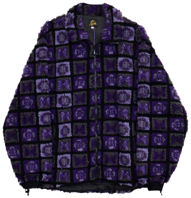 Меховая куртка Needles из шерсти в клетку «папийон», фиолетово-черная
Меховая куртка Needles из шерсти в клетку «папийон», фиолетово-черная