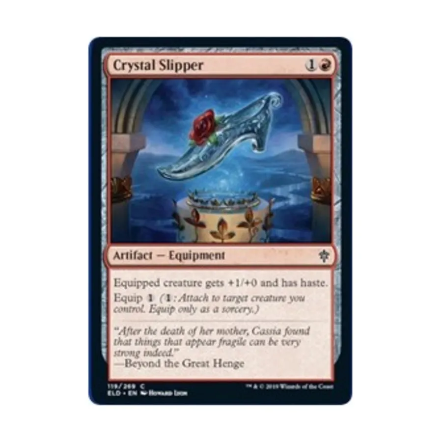 CCG Хрустальная туфелька (С), MTG - Throne of Eldraine
CCG Хрустальная туфелька (С), MTG - Throne of Eldraine