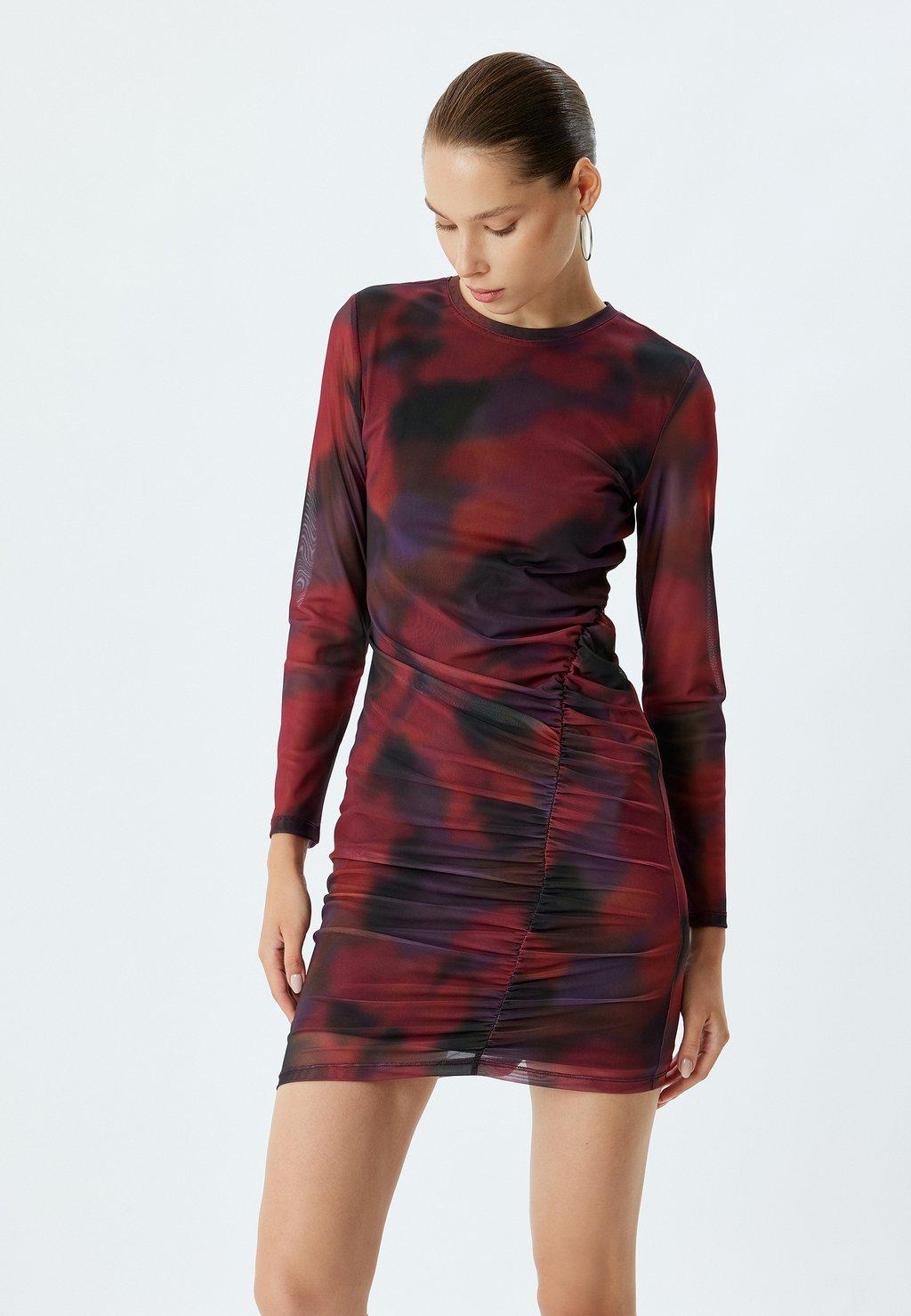 Повседневное платье Koton, бордовый
Повседневное платье Koton, бордовый