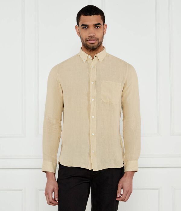 Льняная рубашка ermann Straight fit Hugo, желтый
Льняная рубашка ermann Straight fit Hugo, желтый