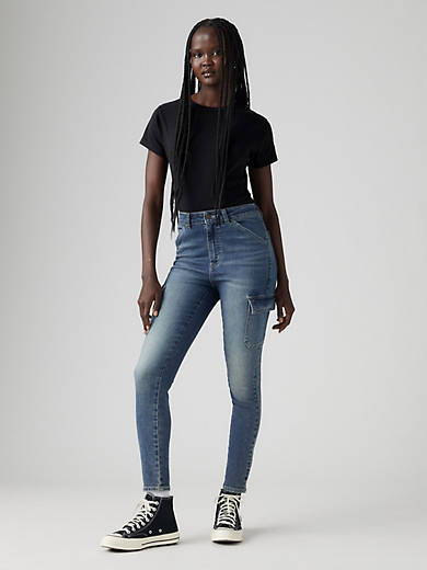 721 Узкие женские джинсы-карго с высокой посадкой Levi's, цвет Us At Last - Dark Wash
721 Узкие женские джинсы-карго с высокой посадкой Levi's, цвет Us At Last - Dark Wash