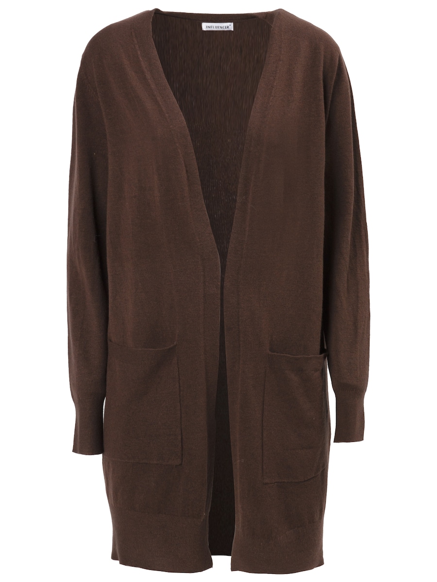 Вязаный кардиган Influencer, коричневый
Вязаный кардиган Influencer, коричневый