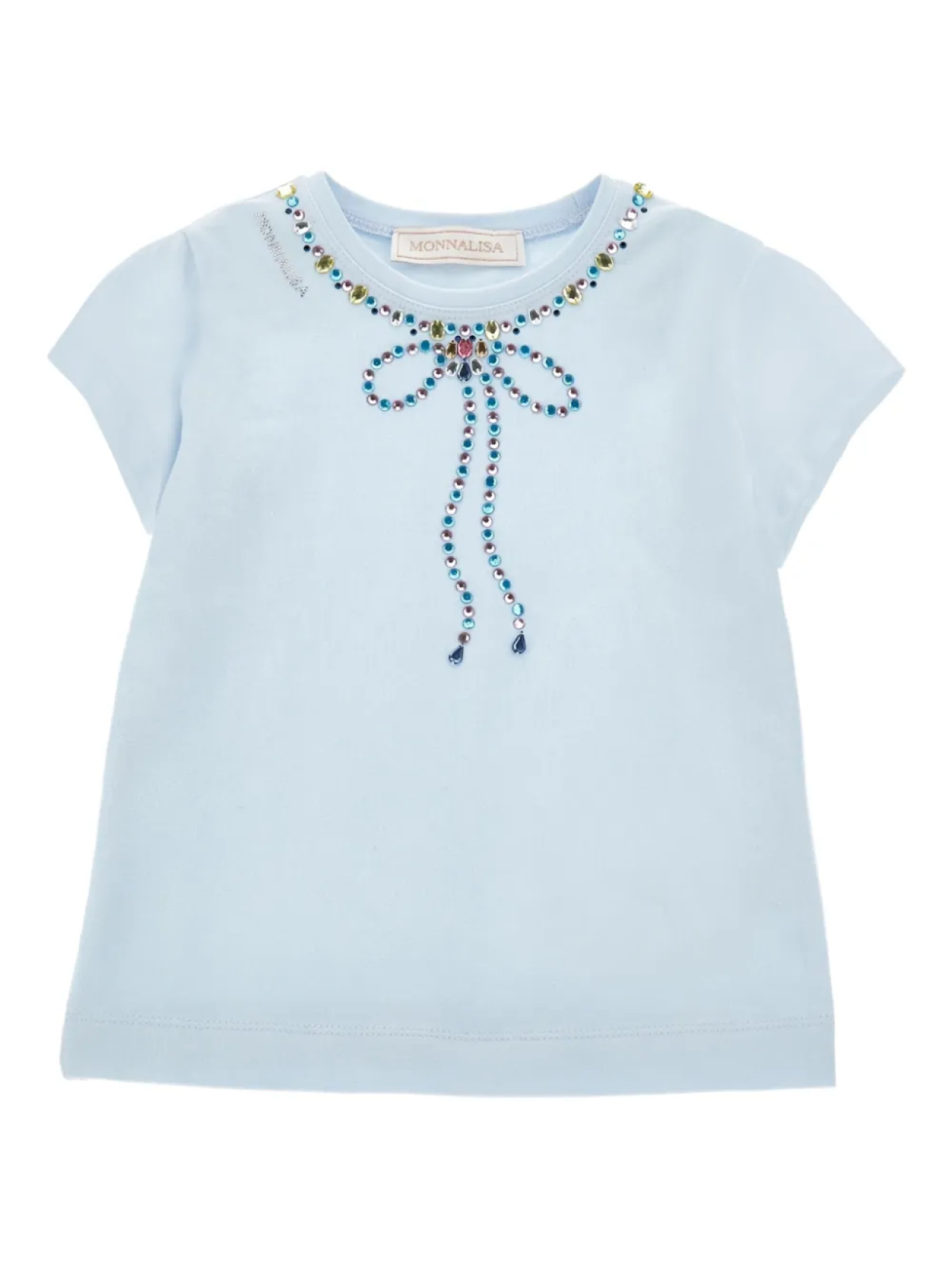 Monnalisa декорированный топ, синий
Monnalisa декорированный топ, синий