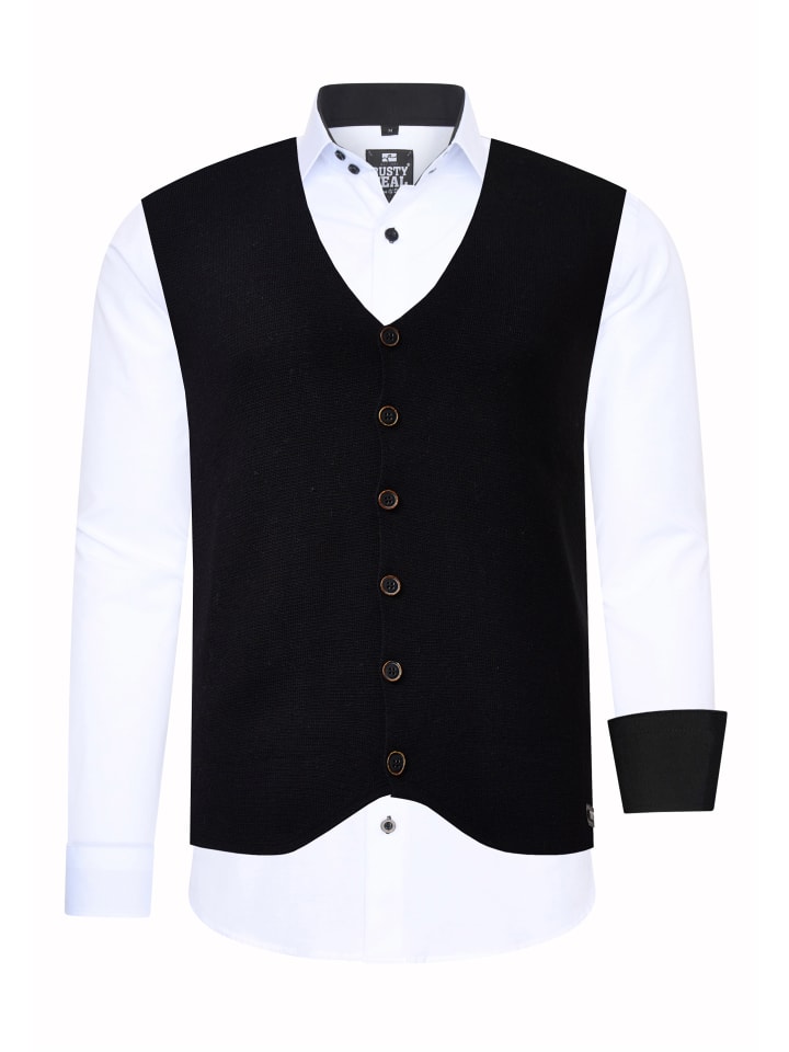 Rusty Neal Комплект из рубашки и жилета (2 шт.), белый/черный
Rusty Neal Комплект из рубашки и жилета (2 шт.), белый/черный