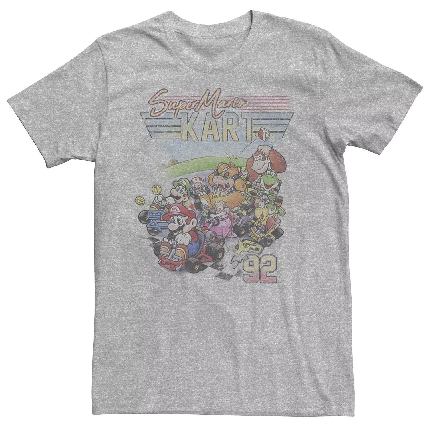 Мужская футболка Nintendo Super Mario Kart From 92 Faded Portait Licensed Character
Мужская футболка Nintendo Super Mario Kart From 92 Faded Portait Licensed Character