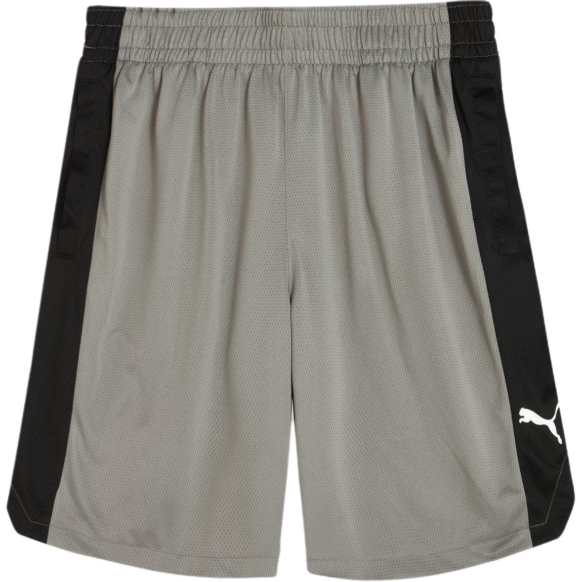 PUMA Шорты баскетбольные мужские Light Gray Black
PUMA Шорты баскетбольные мужские Light Gray Black