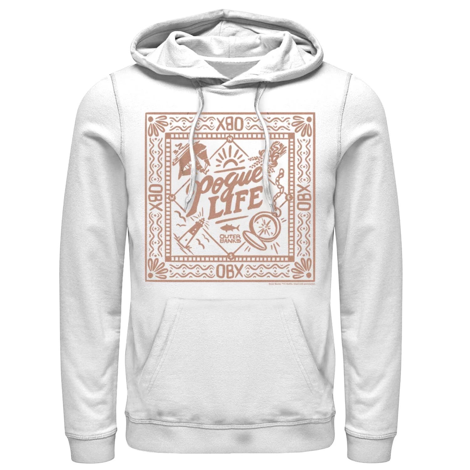 Мужская толстовка с логотипом Outer Banks Pogue Life Licensed Character
Мужская толстовка с логотипом Outer Banks Pogue Life Licensed Character