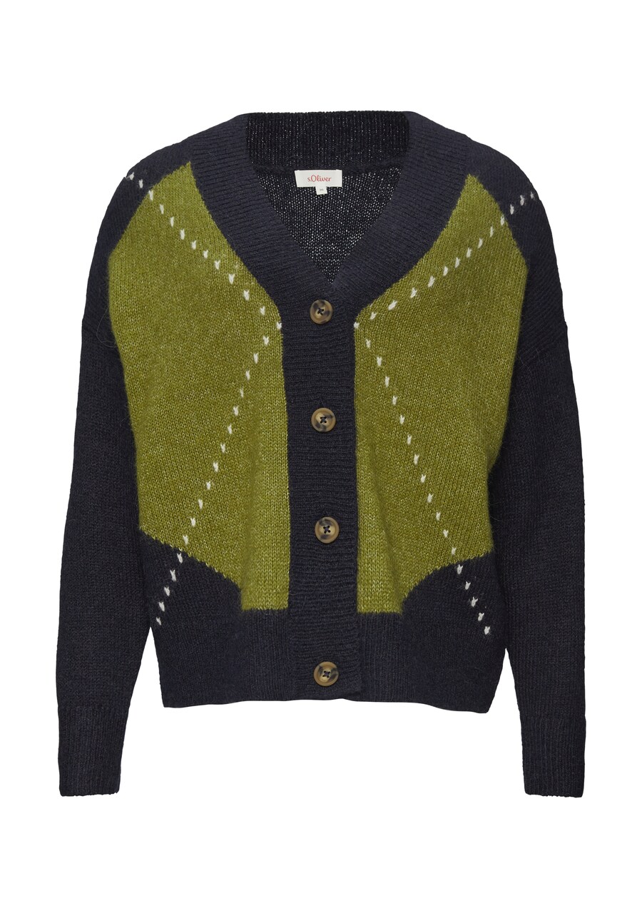 Вязаный кардиган s.Oliver, зеленый
Вязаный кардиган s.Oliver, зеленый