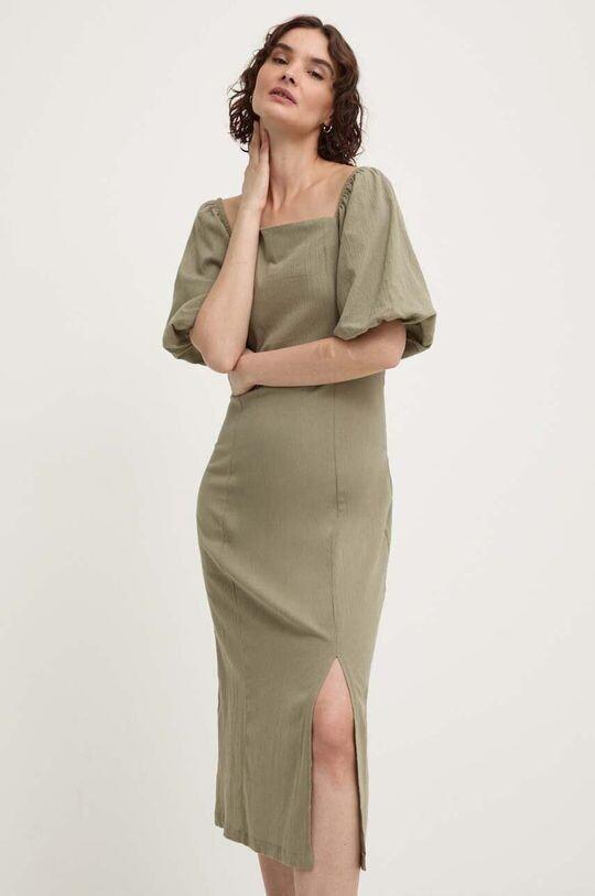 Хлопковое платье Answear Lab, зеленый
Хлопковое платье Answear Lab, зеленый