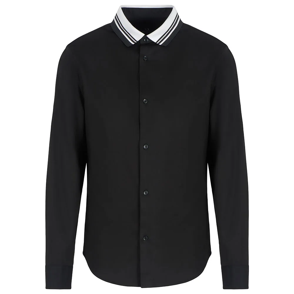 Рубашка Armani Exchange XM000198_AF10192, черный 
Рубашка Armani Exchange XM000198_AF10192, черный