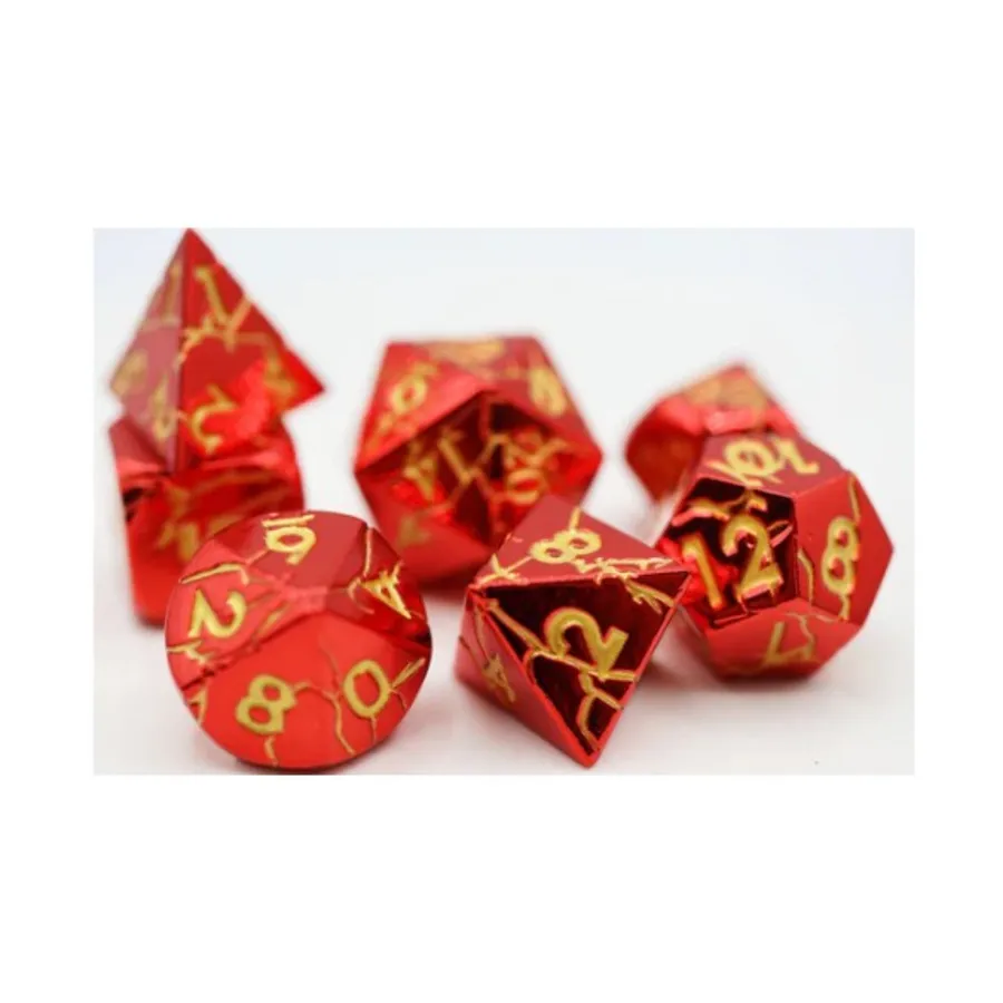 Набор Poly — Рубиновый карьер с золотом (7), Dice Sets - Metal (Foam Brain Games)
Набор Poly — Рубиновый карьер с золотом (7), Dice Sets - Metal (Foam Brain Games)