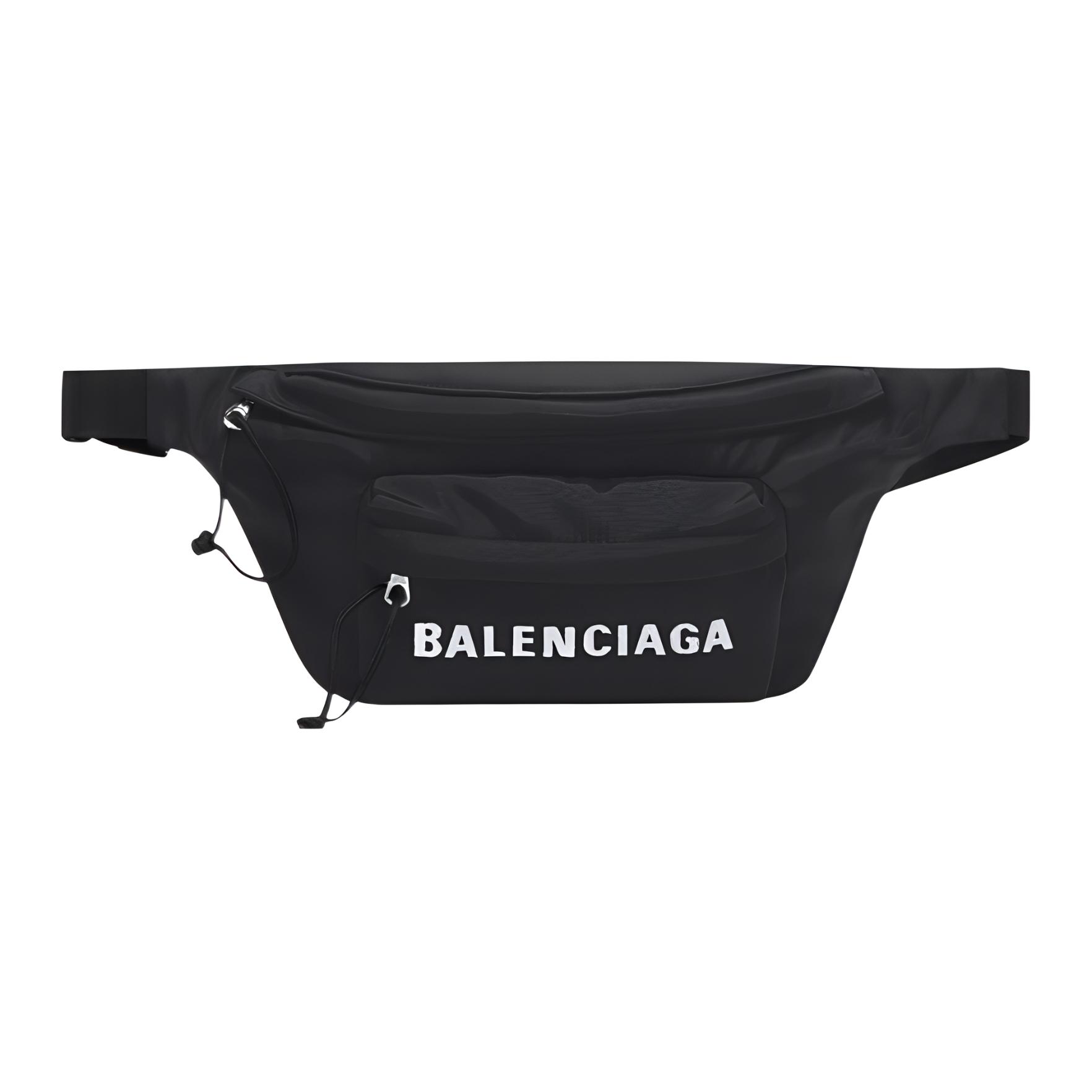 Balenciaga Мужская нейлоновая поясная сумка, черная
Balenciaga Мужская нейлоновая поясная сумка, черная
